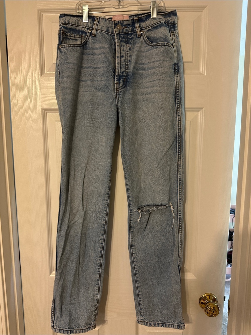 REVICE DENIM JEANS 💙 Women’s Straight Leg Distressed Jeans